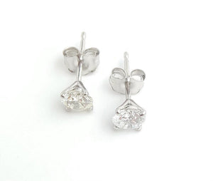 0.75 CTW Diamond 14k Gold Stud Earrings