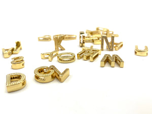 Good Plated Initial/Letter Charm, Sku#M1281