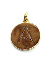 Gold Plated Initial/Letter Charm, Sku#M1282