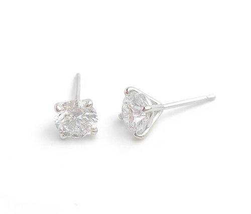 1.50 CTW Diamond 14k Gold Stud Earrings