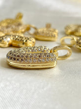 Stunning gold plated bubble letter pendants, SKU# M343