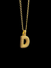 Stunning gold plated bubble letter pendants, SKU# M343