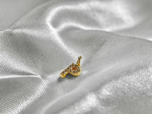 Mini 14K gold plated letter charms, SKU# M1293