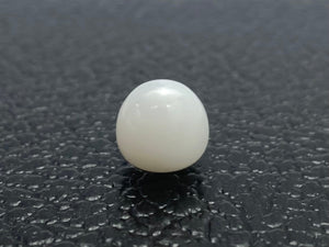 No.02 100% Natural Tridacna Pearl white Clam Pearl, 7.220 carat, 9.82mm x 9.31mm