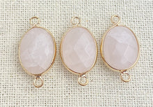 Rose Quartz Oval Charm