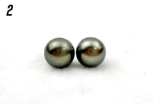 Stunning 9mm Round AAA Tahitian Paired Pearls