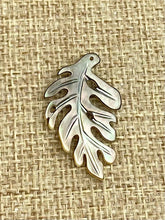 Mother of Pearl Leaf Charm