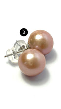 Edison pearl earring studs, SKU#3009