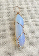 Wire Wrapped Opal Pendant