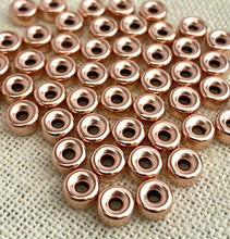 Rose Gold Filled Rondelle 6.0x3.4mm w/1.5mm Hole