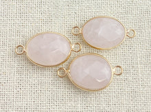 Rose Quartz Oval Charm