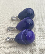 Purple Agate Pendant