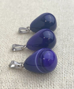 Purple Agate Pendant