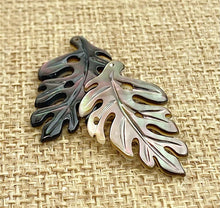 Mother of Pearl Leaf Charm