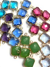 Square crystal jewel