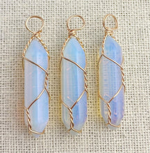 Wire Wrapped Opal Pendant