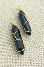 Wire Wrapped Onyx Pendant