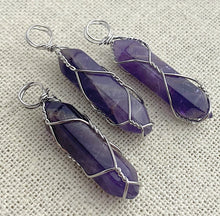 Wire Wrapped Amethyst Pendant
