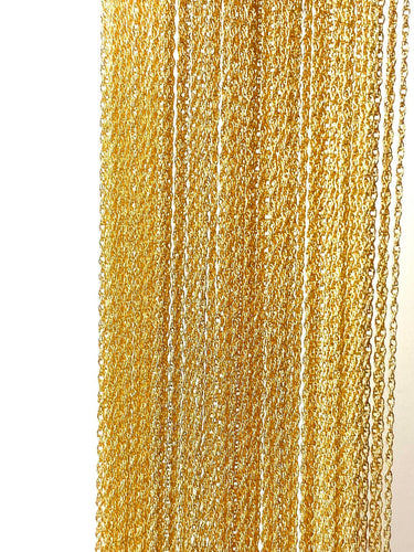 14K Gold Filled 22” 1.2mm Rope Chain, Sku#S009R/22