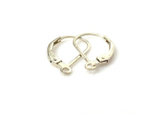 Sterling Silver Plain Leverback w/Ring AT, Sku#5007050