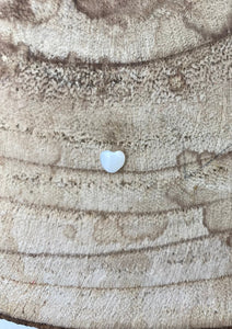 Small Heart Mother Of Pearl Beads, Sku#M2051