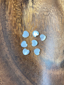 Small Heart Mother Of Pearl Beads, Sku#M2051