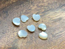 Small Heart Mother Of Pearl Beads, Sku#M2051