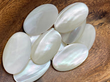 Oval Mother Of Pearl Bead, Sku#M2045