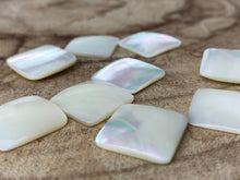 Square Mother Of Pearl Bead, Sku#M2043
