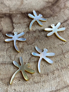 Dragonfly Mother Of Pearl Shell, Sku#M2270