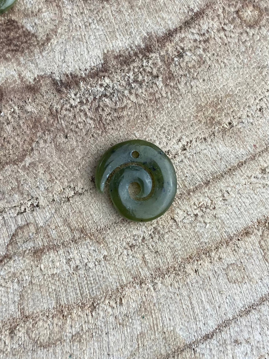 Swirl Jade Beads, Sku#M2260