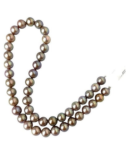 100% Natural Color Round AAA+ Edison Pearl Strand, Sku#3034