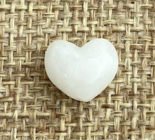 White Quartz Heart Charm