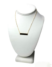 16” 14K Gold Filled Paperclip Chain Bar Necklace w/ 2” Extender, Sku#401890116LX
