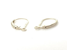 Sterling Silver Plain Leverback w/Ring AT, Sku#5007050