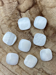 Square Mother Of Pearl Bead, Sku#M2054