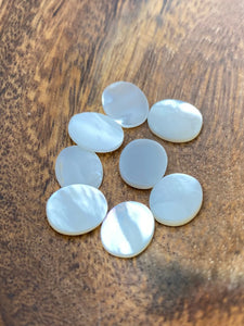 Oval Mother Of Pearl Beads, Sku#M2050