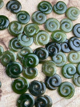 Swirl Jade Beads, Sku#M2260