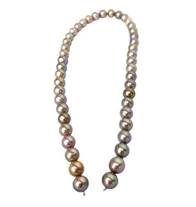 100% Natural Color Round AAA+ Edison Pearl Strand, Sku#3034