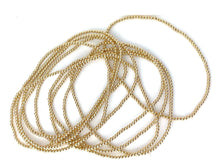 14KGF 7.5" 2.0mm Beaded Stretchy Bracelet, Sku#4014720E75L