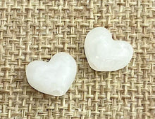 White Quartz Heart Charm