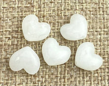 White Quartz Heart Charm