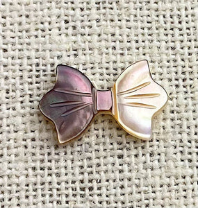 Mother of Pearl Bow Tie Charm Sku#M134