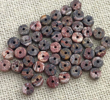 Red Leopard Jasper Bead
