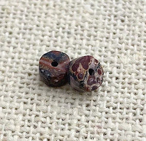 Red Leopard Jasper Bead