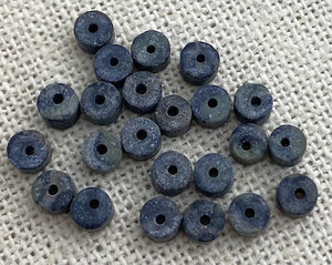 Black Peacock Jasper Bead