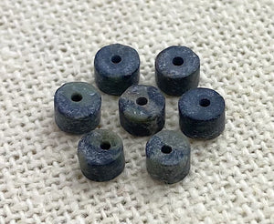 Black Peacock Jasper Bead