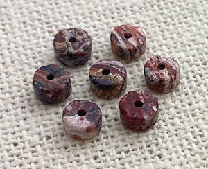 Red Leopard Jasper Bead