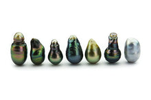 Tahitian Long Drop Loose Pearls (Lot #106)