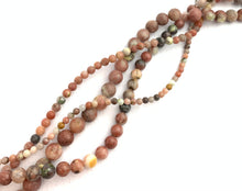 Plum Jasper Bead Strand